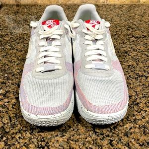 Air Force 1 craters mens 11 grey and red